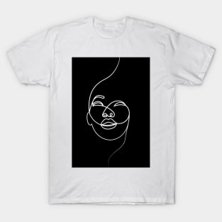 Facing The Wind ( black/white ) T-Shirt